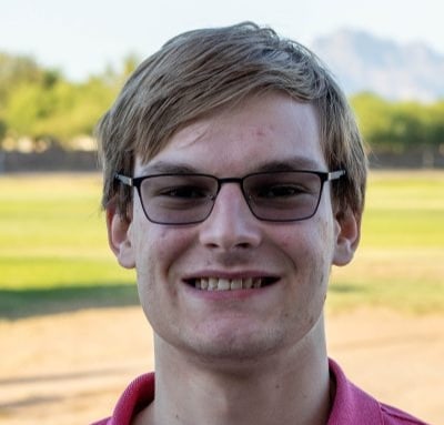 Jared Ball, Technical Director, smiling outdoors