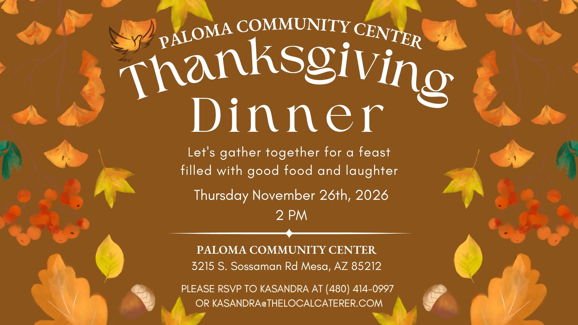 Paloma Thanksgiving Dinner